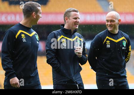 Norwich City Manager Alex Neil - Wolverhampton Wanderers contre Norwich City, Sky Bet Championship, Molineux, Wolverhampton - 1st octobre 2016. Banque D'Images