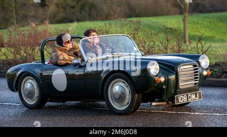 1958 voiture de sport britannique classique de Berkeley verte Banque D'Images