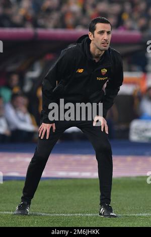 Rome, Italie. 04th janvier 2023. Salvatore Foti pendant le football série A match, Stadio Olimpico, AS Roma v Bologna, 04th Jan 2022 Fotografo01 Credit: Independent photo Agency/Alay Live News Banque D'Images