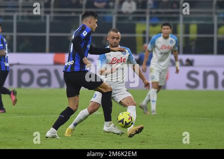 Milan, Italie. 04th janvier 2023. Stanislav Lobotka de Napoli pendant Inter - FC Internazionale vs SSC Napoli, italie football série A match à Milan, Italie, 04 janvier 2023 Credit: Independent photo Agency/Alay Live News Banque D'Images