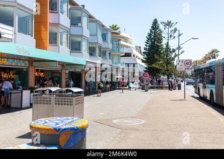 Bondi Beach Suburb dans Sydney Eastern Suburbs, NSW, Australie, janvier 2023 Banque D'Images