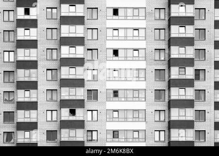 Vue sur le bâtiment résidentiel Banque D'Images