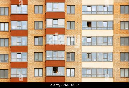 Vue sur le bâtiment résidentiel Banque D'Images