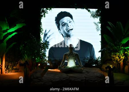 Pavillon de l'Inde à l'Expo 2020 à Dubaï, Émirats arabes Unis Banque D'Images