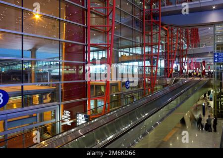 L'aéroport international de Pékin Banque D'Images