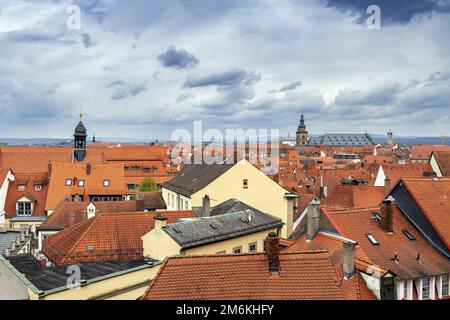 Vue sur Bamberg, Allemagne Banque D'Images