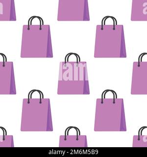 Arrière-plan texture sans couture pour sac à provisions Illustration de Vecteur
