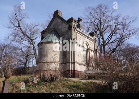 Chapelle commémorative sur le Heiligenberg près de Seeheim-Jugenheim Banque D'Images