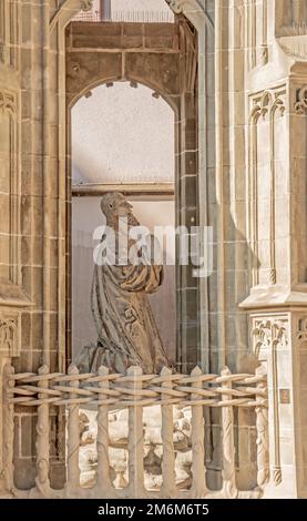 Christ priant, Mont des oliviers à Ãœberlingen sur le lac de Constance Banque D'Images