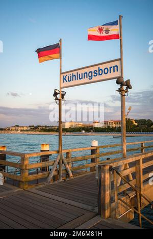 Kuehlungsborn, Mer Baltique, Mecklenburg-Vorpommern, Allemagne Banque D'Images
