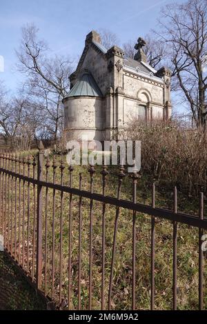 Chapelle commémorative sur le Heiligenberg près de Seeheim-Jugenheim Banque D'Images