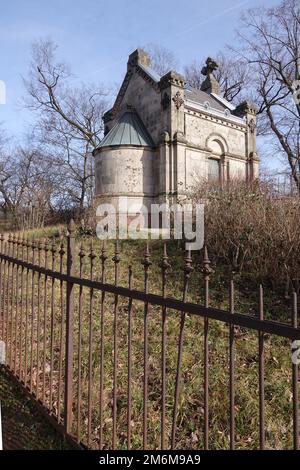 Chapelle commémorative sur le Heiligenberg près de Seeheim-Jugenheim Banque D'Images