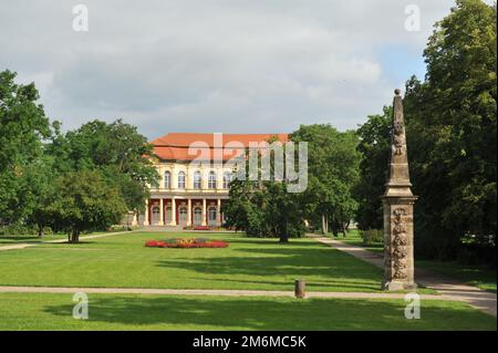 Palace Garden salon et orangerie à Merseburg Banque D'Images