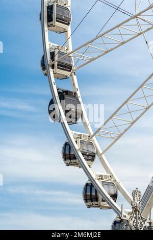 BRIGHTON, EAST SUSSEX, Royaume-Uni - JANVIER 27 : Ferris Wheel à Brighton le 27 janvier 2012 Banque D'Images
