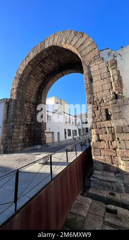 L'arche de Trajan à Mérida (Espagne) est une arche monumentale romaine Banque D'Images