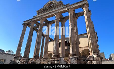 Le Temple de Diana est un temple romain construit au premier siècle après J.-C. c. Banque D'Images