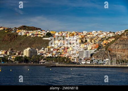 Stadttansicht der Hauptstadt San Sebastián de la Gomera, la Gomera, Kanarische Inseln, Espagnol | Cityscape San Sebastián de la Gomera, la Gomera, Cana Banque D'Images