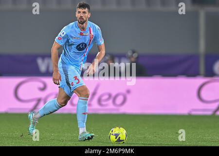 Pablo mari (AC Monza) pendant l'ACF Fiorentina vs AC Monza, football italien série A match à Florence, Italie, 04 janvier 2023 Banque D'Images