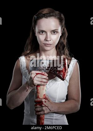 CHRISTINA RICCI À LIZZIE BORDEN PREND UN AX (2014), DIRIGÉ PAR NICK GOMEZ. Crédit : Sony Pictures Television / Album Banque D'Images