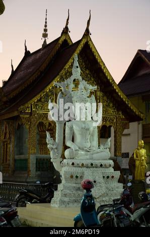 Wat Tung Yu, Chiang mai, Thaïlande, Asie Banque D'Images