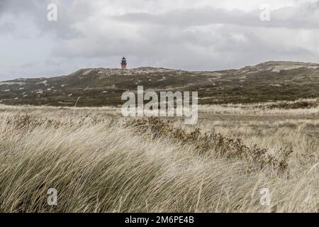 Le phare de Hörnum, Sylt, Allemagne, Europe Banque D'Images