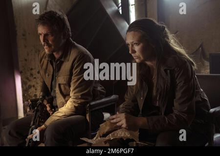 The Last of US Pedro Pascal et Anna Torv Banque D'Images