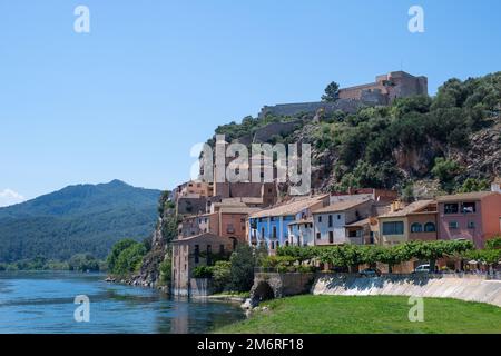 Château de Miravet à Ribera Ebre catalogne espagne Banque D'Images