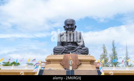 Luang pu Thuat Wat Huay Mongkol Hua Hin Thaïlande, Grand Bouddha Wat Huay Mongkol Banque D'Images