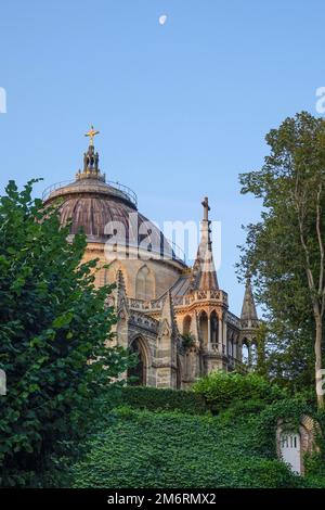 Chapelle royale de Dreux, également Chapelle Royale Saint-Louis, tombeau néo-gothique de style historiciste de la famille d'Orléans, Dreux, Eure-et-Loir Banque D'Images