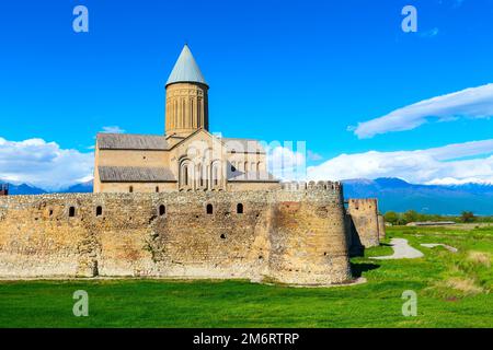 Monastère orthodoxe d'Alaverdi dans la région de Kakhetia, en Géorgie orientale Banque D'Images