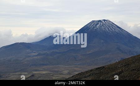 Mt Doom - Tongariro NP, Nouvelle-Zélande Banque D'Images