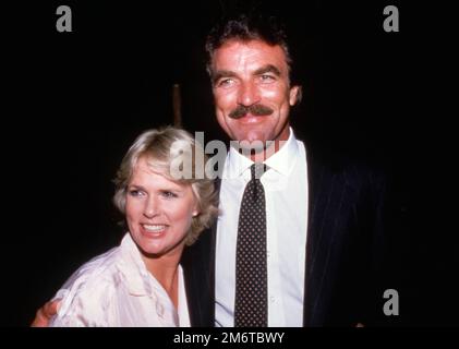 Sharon Gless et Tom Selleck 1987 crédit : Ralph Dominguez/MediaPunch Banque D'Images