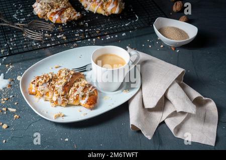 Croissants polonais pour la Saint-Martin (Marcinki) Banque D'Images