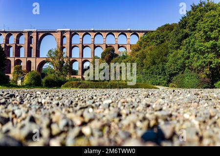 Le pont de chemin de fer Banque D'Images