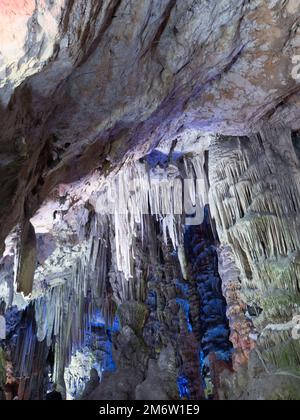 Grotte Saint Michel, Gibraltar, Angleterre Banque D'Images