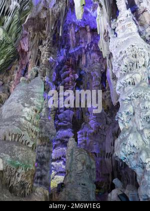 Grotte Saint Michel, Gibraltar, Angleterre Banque D'Images