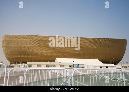 Doha, Qatar - 6 octobre 2022 : stade Lusail de la coupe du monde Banque D'Images