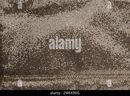 Toile dorée scintillante, cadre intégral Banque D'Images