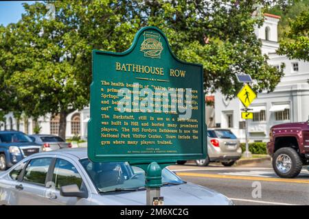 Une boutique de souvenirs et de cadeaux sur le thème du bain à Hot Springs, Arkansas Banque D'Images