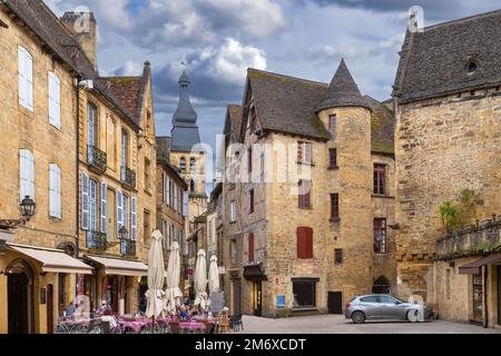 Place à Sarlat-la-Caneda, France Banque D'Images