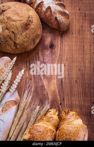 copyspace image de pains et baguettes Banque D'Images