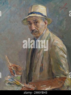 Autoportrait, Max Liebermann, 1929, Galerie Neue Meister, Albertinum, Dresde, Allemagne, Europe Banque D'Images