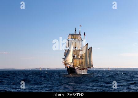 Barquentine Loa danoise, début de la course de Sunderland, 2018 Banque D'Images