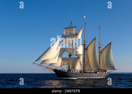 Barquentine Loa danoise, début de la course de Sunderland, 2018 Banque D'Images