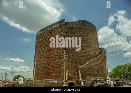 04-jun-2008-Upli Buruj 16th siècle par Hyder Khan 24m-Haut-Watchtower-Bijapur (Vijapura) Karnataka INDE Banque D'Images