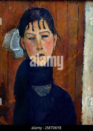 Marie ( Marie, fille du peuple ), 1918 Amedeo Modigliani (1884 - 1920) Italie Italien Banque D'Images