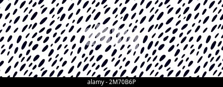 Motif animal pour un motif textile. Motif sans couture de taches dalmates ou de vache. Textures naturelles. Illustration de Vecteur
