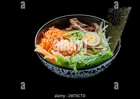 Cuisine nationale coréenne, délicieux Bibimbap Banque D'Images