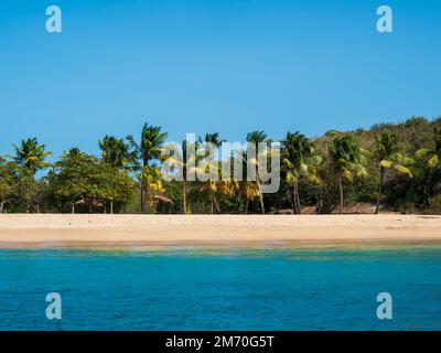 Union Island, Grenadines, Caraïbes. Baie Chatham. Banque D'Images