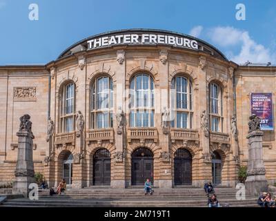 Théâtre municipal, Freiburg im Breisgau, Forêt Noire, Bade-Wurtemberg, Allemagne Banque D'Images